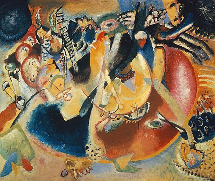 Improvisation of Cold Forms 1914 Wassily Kandinsky Painting